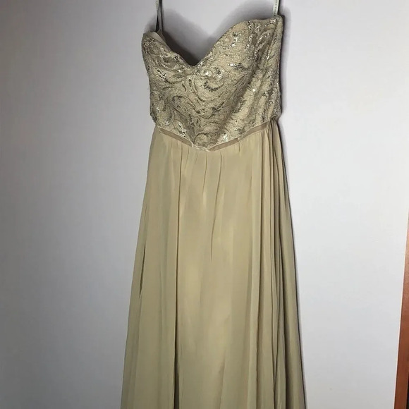 Jenny Yoo Dresses & Skirts - Jenny Yoo Scarlett collection cream strapless gown